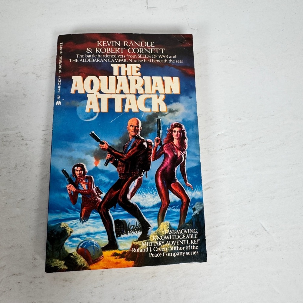The Aquarian Attack Kevin Randle Robert Cornett 1989‎ First Edition Ace Sci-Fi